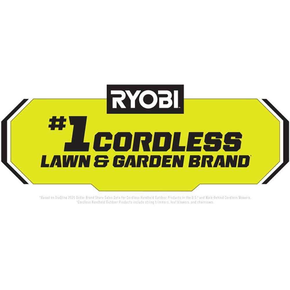RYOBI ONE+ 18V 100 MPH 325 CFM Cordless Battery Variable Speed Jet Fan Leaf Blower w Leaf - Image 4