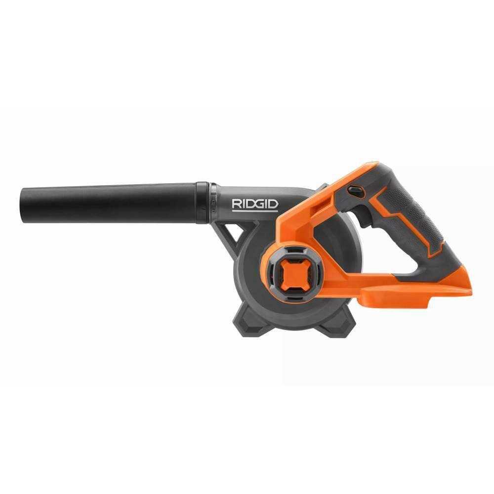 Ridgid 18V Lithium-Ion Cordless Compact Jobsite Blower with Inflator/Deflator Nozzle - Image 3