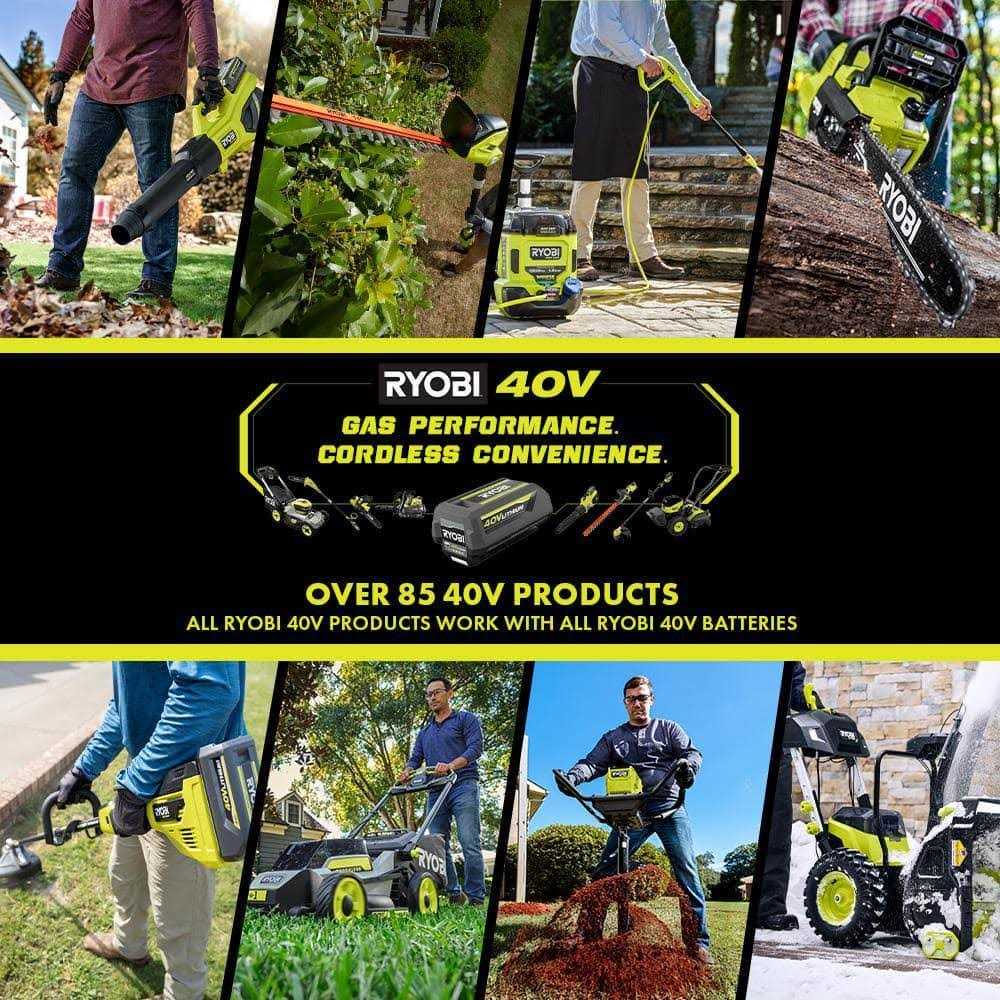 RYOBI 40V 10 in. Battery Powered Chainsaw - Image 3