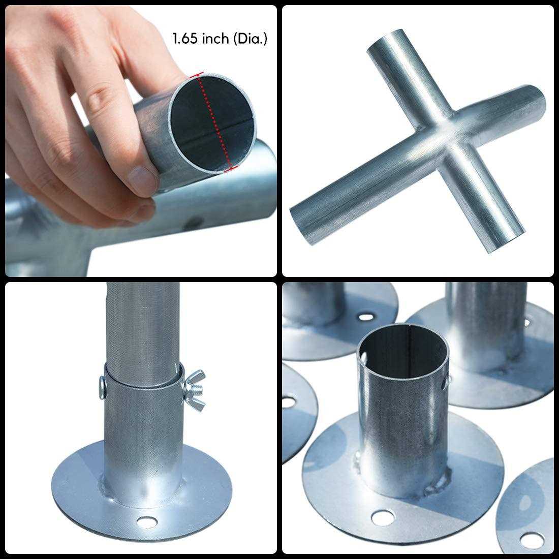 Peaktop Outdoor Upgraded Heavy Duty Carport Car Canopy Portable - Image 3