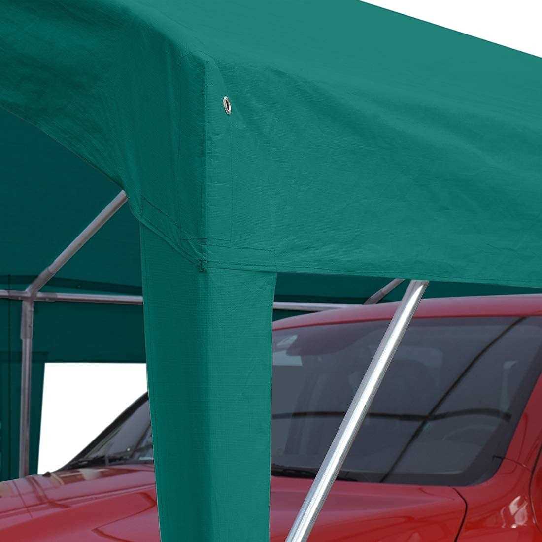 Peaktop Outdoor Upgraded Heavy Duty Carport Car Canopy Portable - Image 4