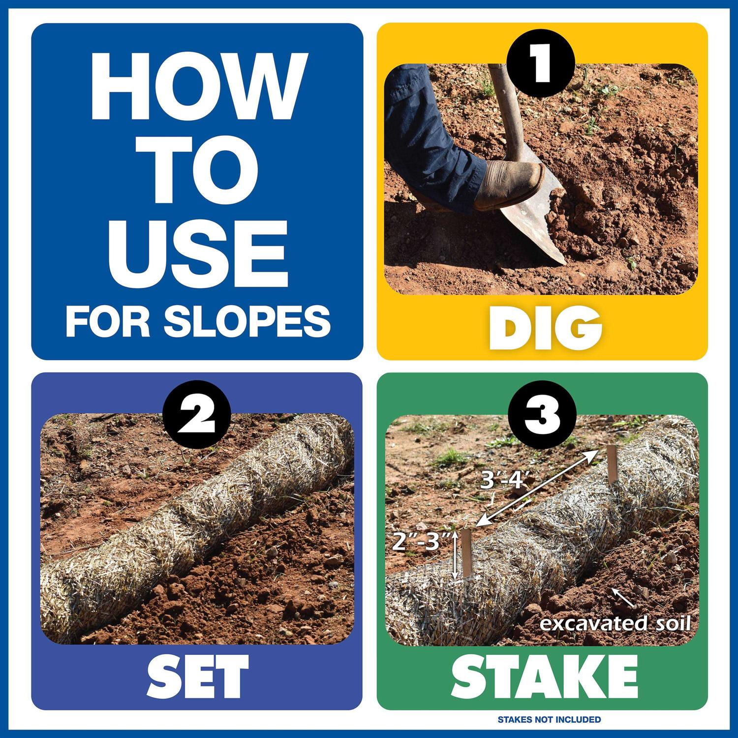 Pennington Straw Wattle 8 IN x 8 FT - Image 5