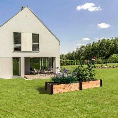 Outdoor Essentials Haven 2 ft. x 8 ft. Natural Cedar Raised Garden Bed - Image 4