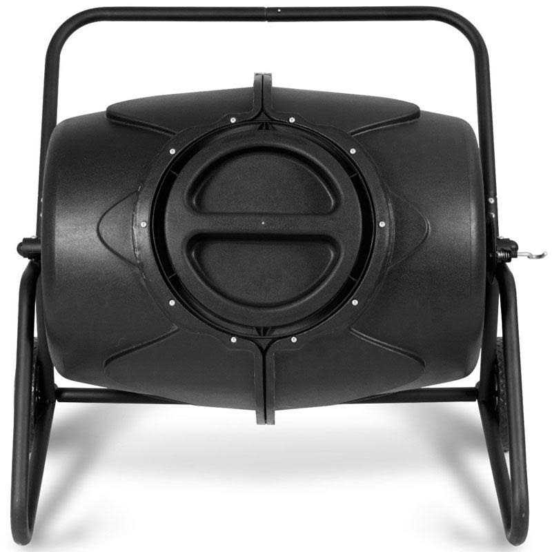 Outsunny Compost Bin Outdoor 360° Dual Chamber Rotating Composter 43 Gallon - Image 3