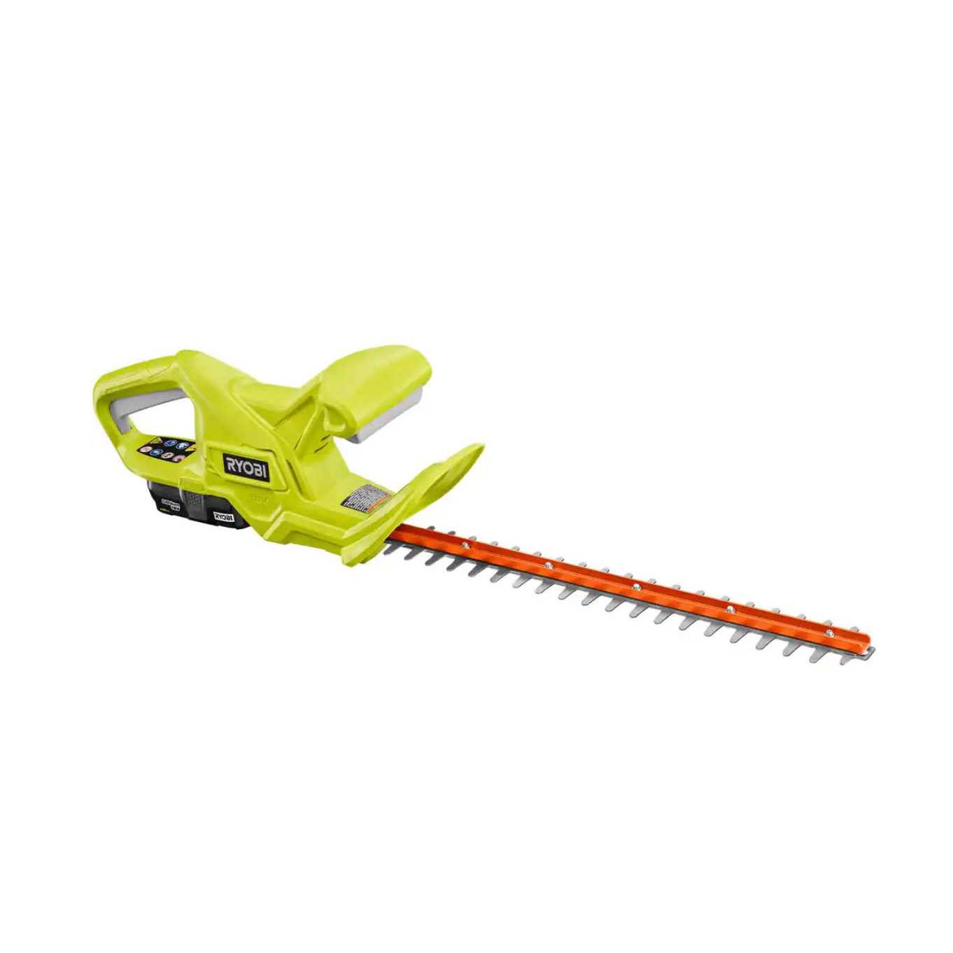 RYOBI ONE+ 18V 18 in. Cordless Battery Hedge Trimmer with 1.5 Ah Battery and Charger - Image 3