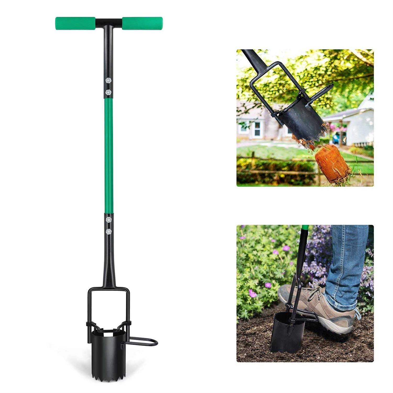 Altdorff 5-in-1 Lawn and Garden Tool Updated Bulb Planter Long Handle for Digging - Image 5