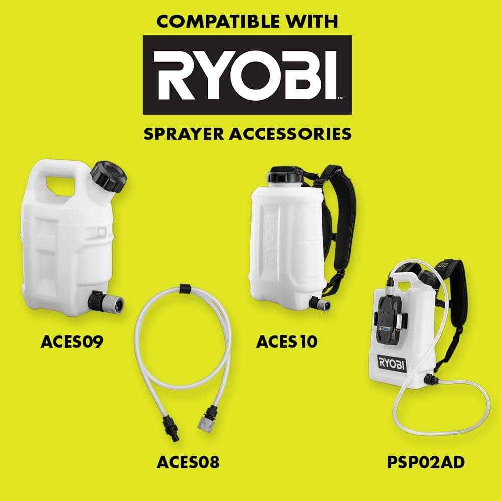 RYOBI ONE+ 18V Battery Cordless .5L Compact Sprayer w Replacement Tank - Image 4
