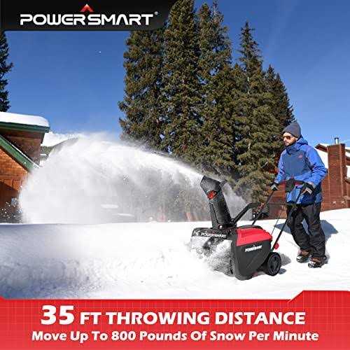 Powersmart 21 inch Electric Single Stage Snow Thrower db5021 - Image 3