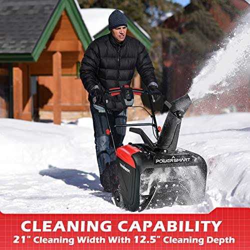 Powersmart 21 inch Electric Single Stage Snow Thrower db5021 - Image 4