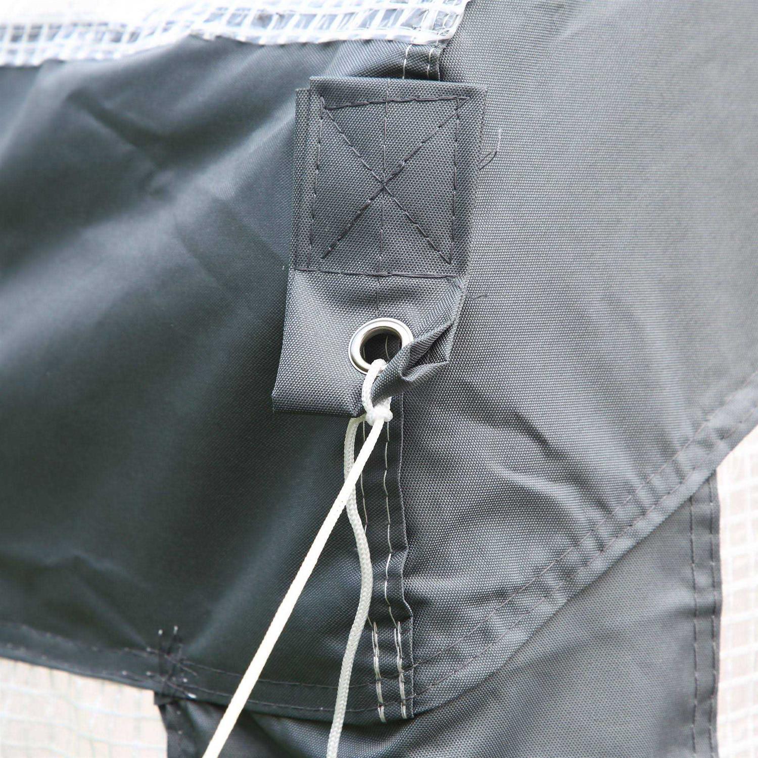 Outsunny 12' x 7' Walk-in Garden Greenhouse Outdoor Hot House w/ Roll Up Door - Image 3