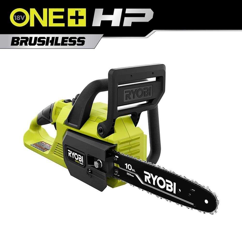 RYOBI ONE+ HP 18V Brushless 10 in. Battery Chainsaw with 4.0 - Image 4