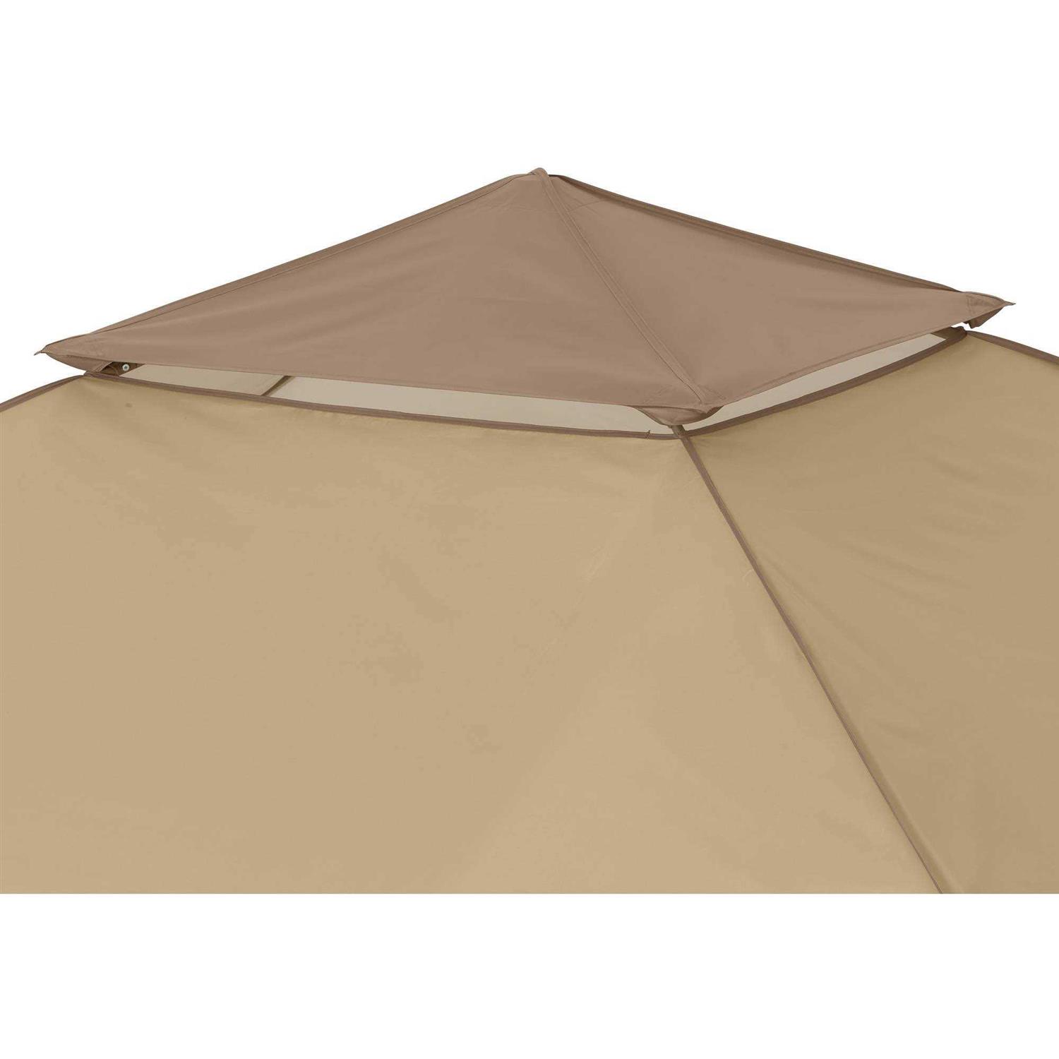 Ozark Trail 13' x 13' Beige Instant Outdoor Canopy with UV Protection - Image 4
