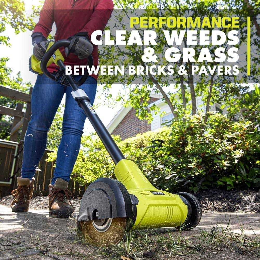 RYOBI ONE+ 18V Patio Cleaner with Wire Brush Edger - Image 4