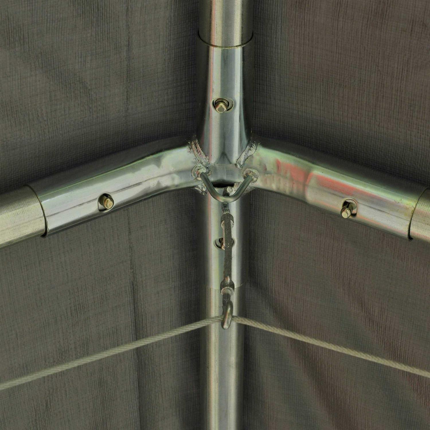 Outsunny 10'x20' Carport Heavy Duty Galvanized Car Canopy with Included Anchor Kit - Image 3