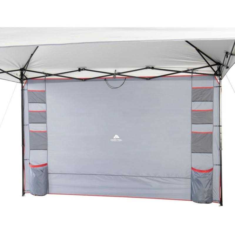 Ozark Trail Shade Wall with Organizer Pockets for Straight-leg Canopy - Image 4