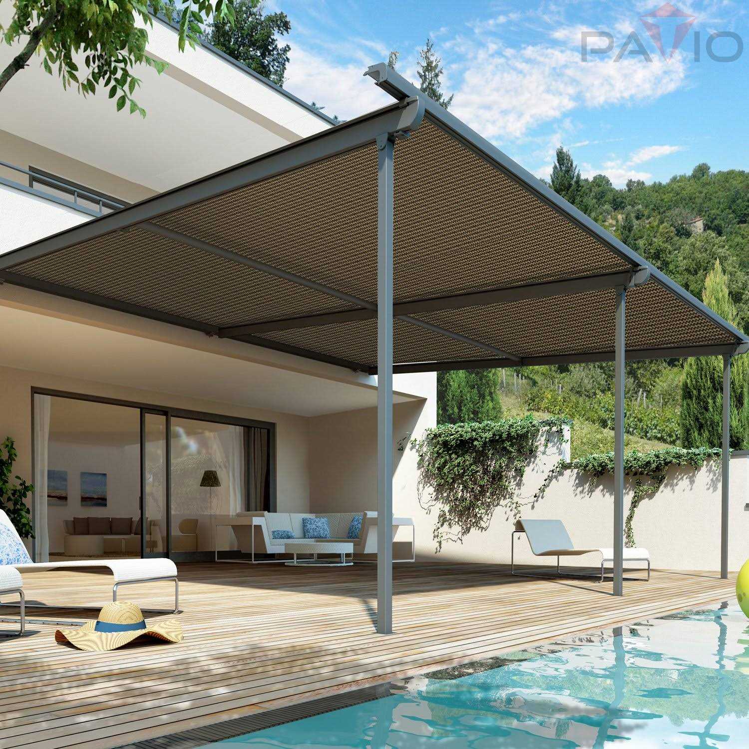 Patio Paradise 8 x 15 Sunblock Shade Cloth Roll Sun Shade Fabric 95% UV Resistant Mesh Netting Cover for Outdoor,Backyard - Image 3