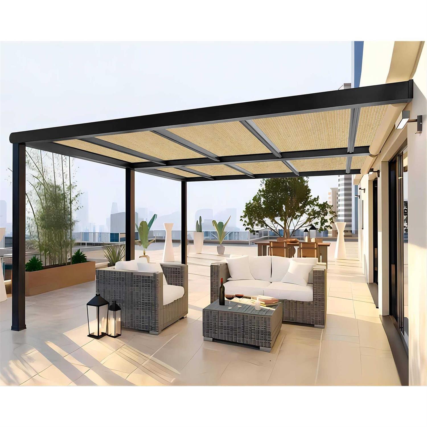 Shatex 90% Shade Fabric Sun Shade Cloth with Grommets for Pergola Cover Canopy - Image 3