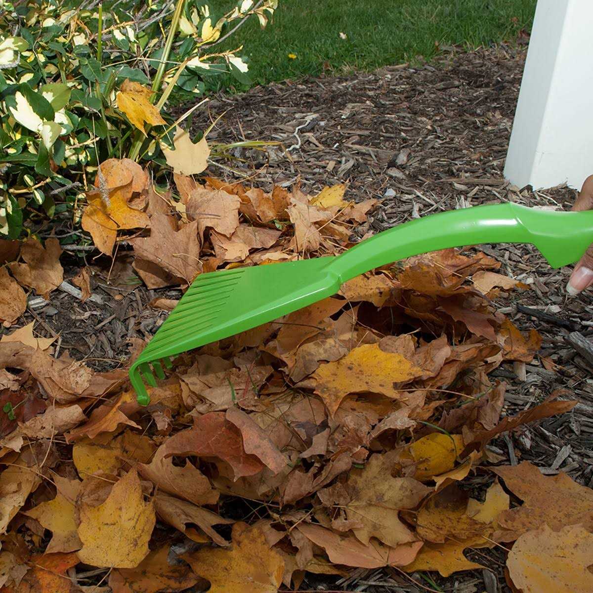 Ames 998270 Dual Tine Poly Leaf Rake with Hand Rake - Image 4