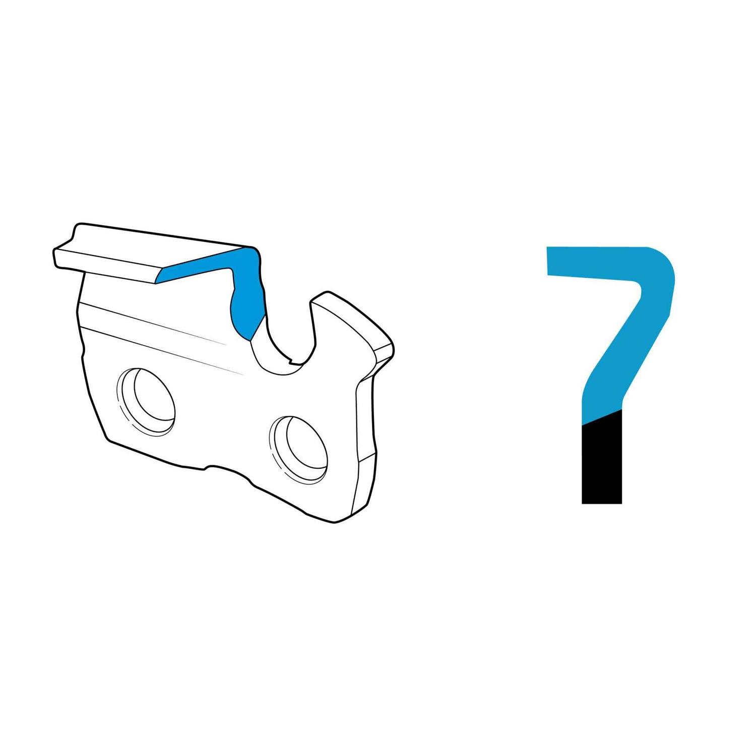 Oregon ControlCut H67 16 in. Chainsaw Chain - Image 3