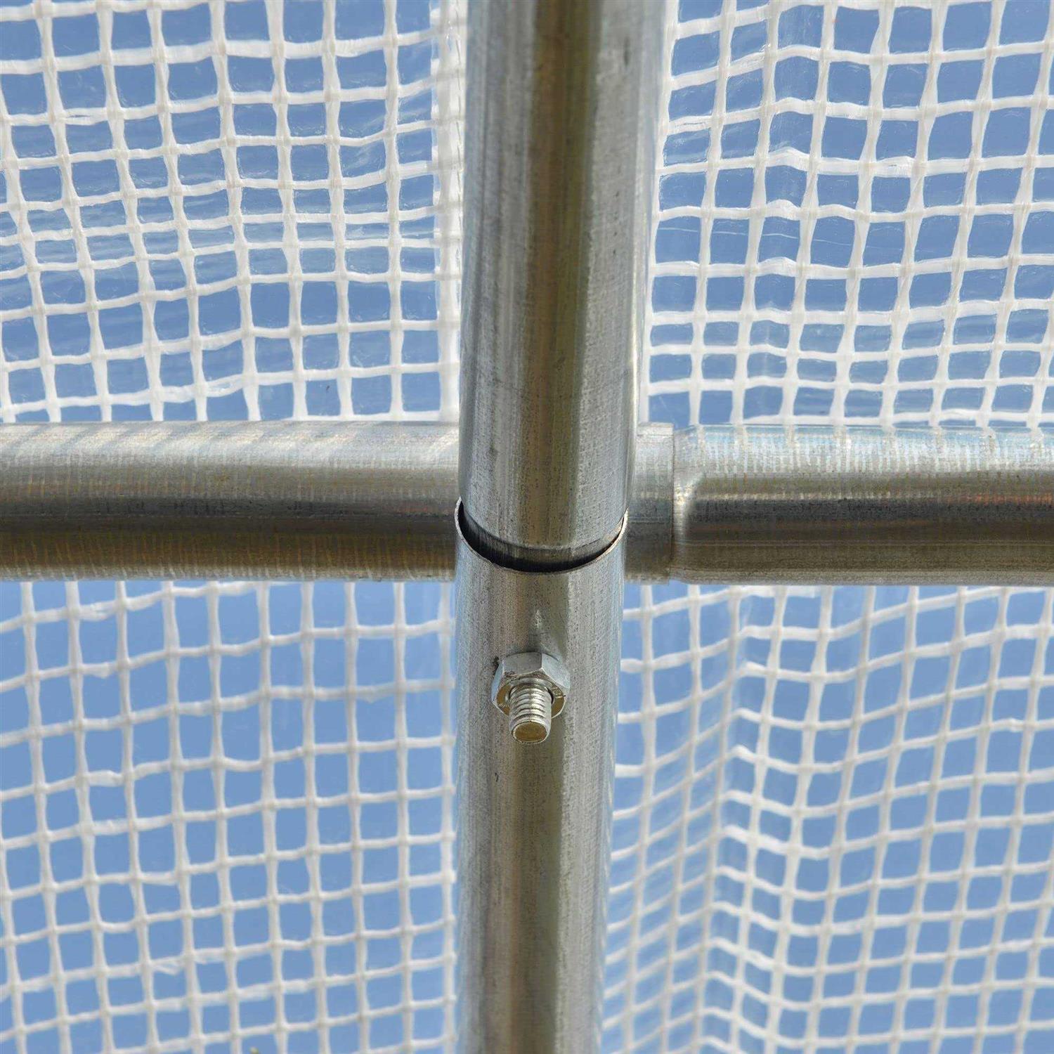 Outsunny 7' x 7' Walk-in Tunnel Greenhouse - Image 3