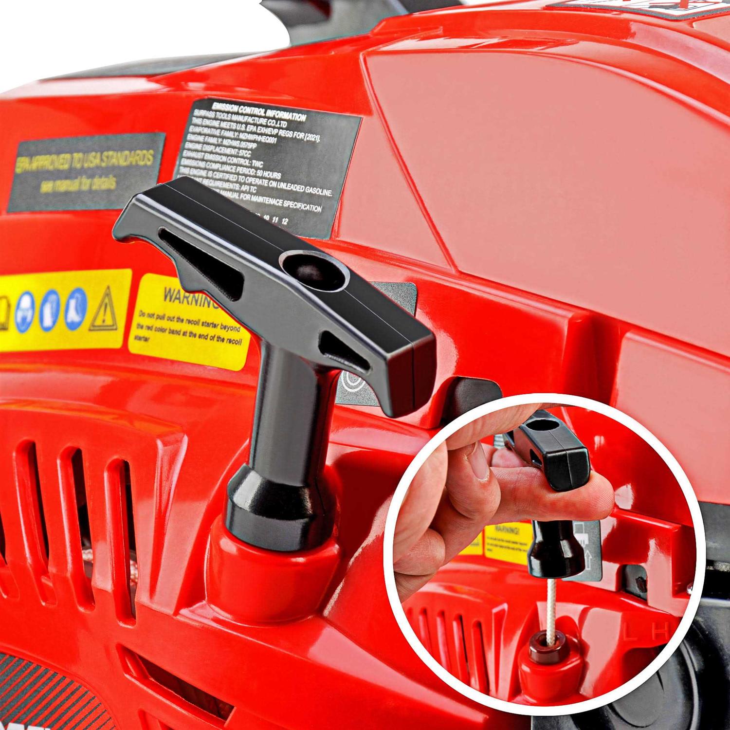 RIDGELINE 22 in. 57 cc Gas Chainsaw with Case - Image 4