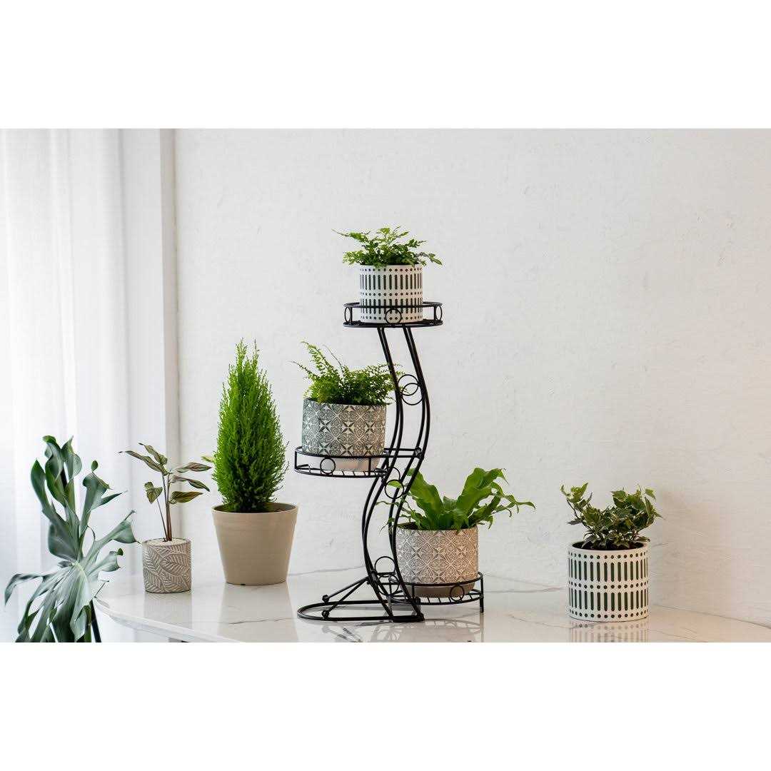 Cocoyard Three Flower Pots Collapsible Plant Stand - Image 3