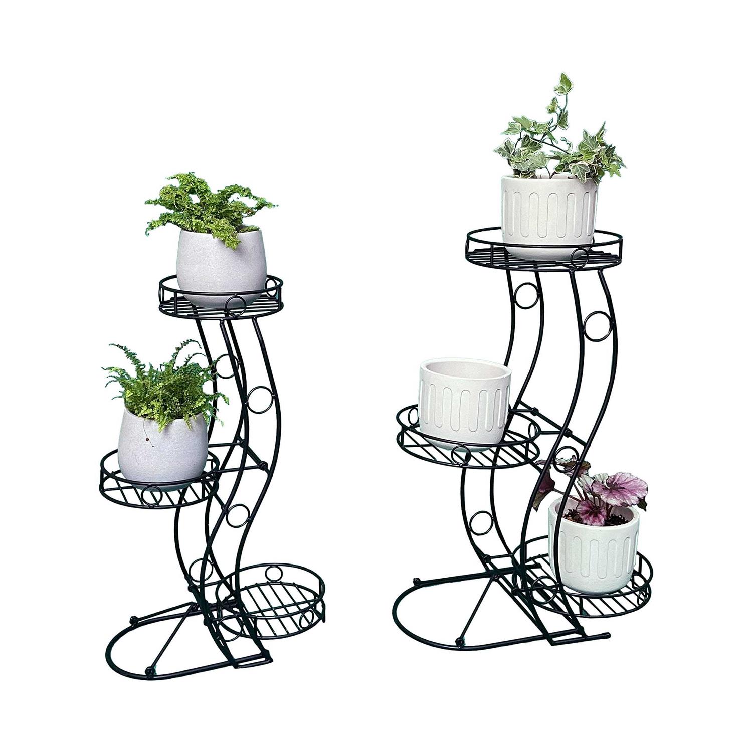 Cocoyard Three Flower Pots Collapsible Plant Stand - Image 4