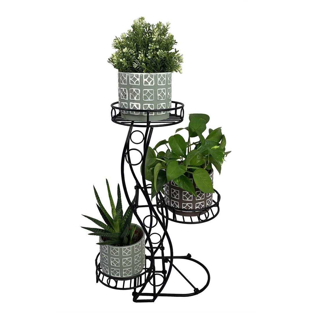 Cocoyard Three Flower Pots Collapsible Plant Stand - Image 5