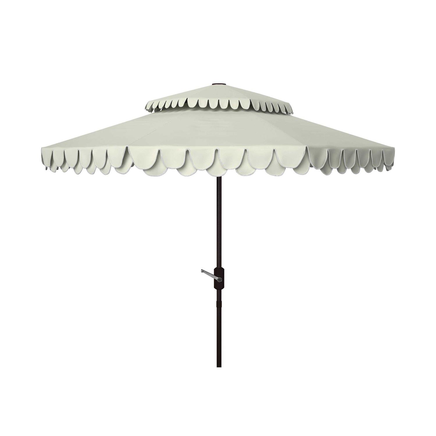 Safavieh Elegant Valance Double Top Umbrella - Image 3