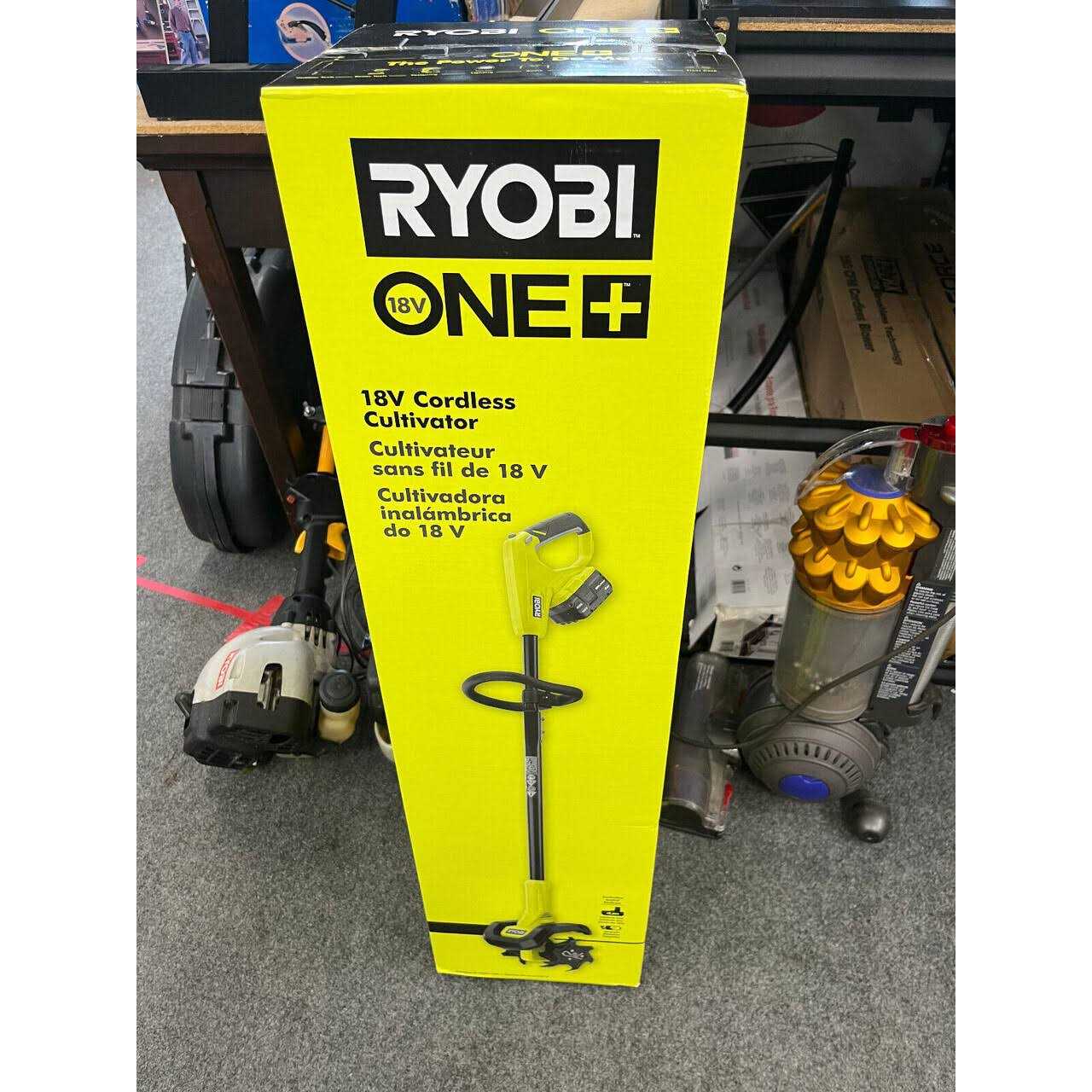 Ryobi ONE+ 18V 8 in. Cordless Cultivator with 4.0 Ah Battery and Charger - Image 4