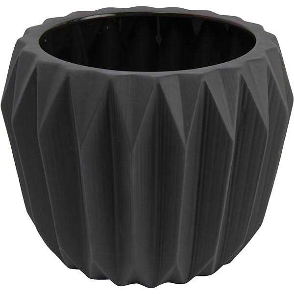 Storied Home Ceramic Fluted Flower Pot - Image 3