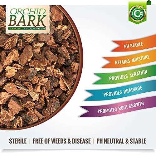 Orchid Potting Bark Made in USA Premium Garden Soil Amendment Mix for Proper Root Development of Phalaenopsis - Image 3