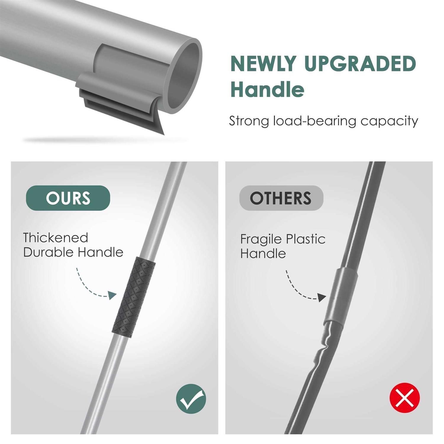 Orientools 2 in 1 Turf Rake Plastic Head Turf Rake for Artificial Grass - Image 3