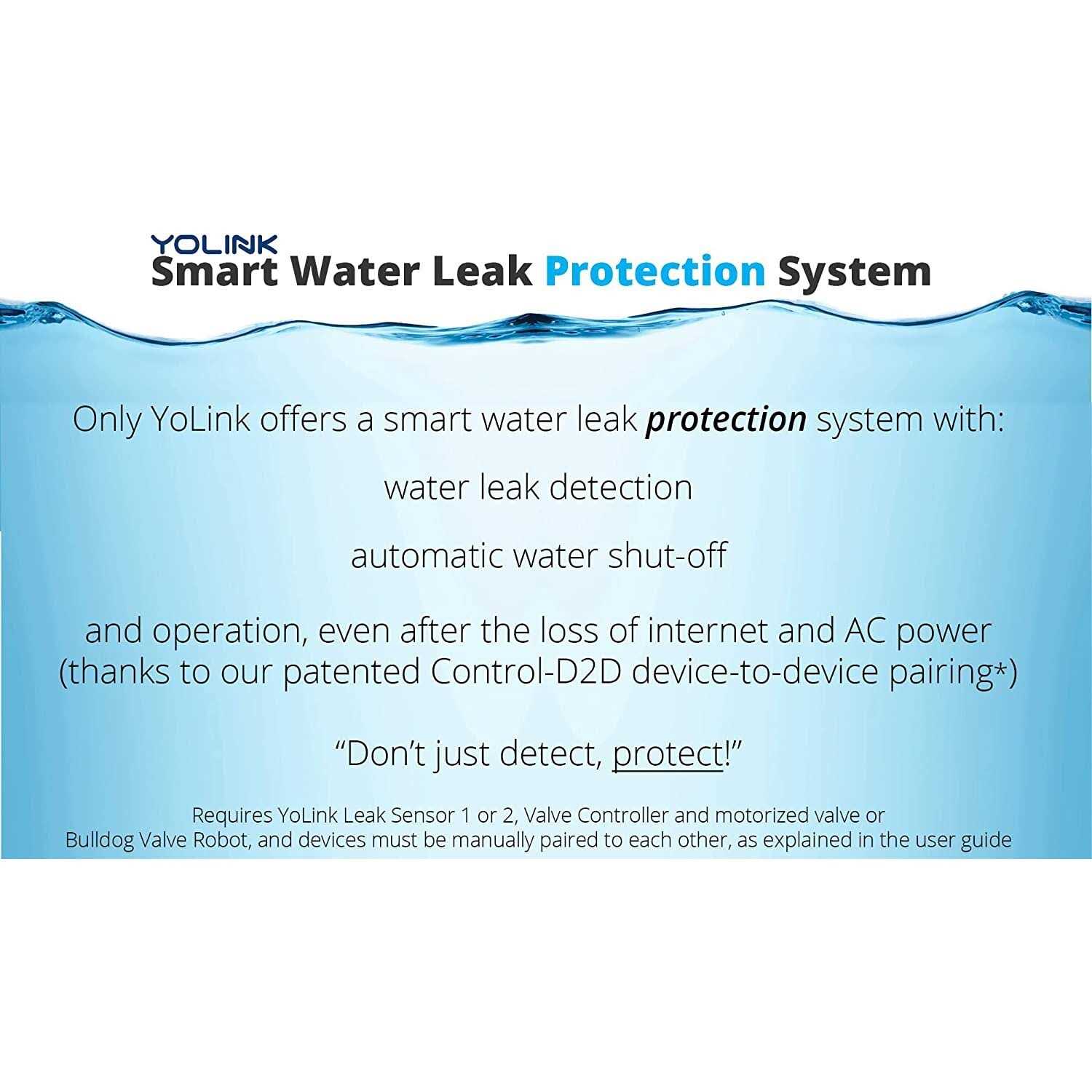 Yolink DIY Automatic Water Leak Detection & Shut-Off Starter Kit - Image 3