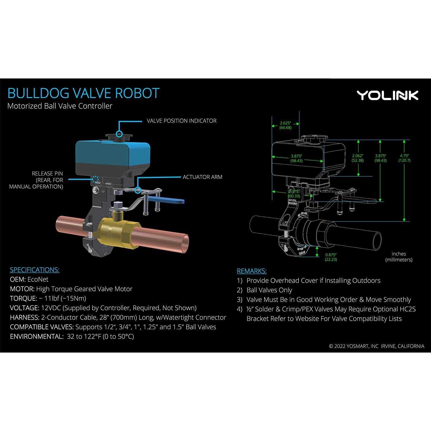 Yolink DIY Automatic Water Leak Detection & Shut-Off Starter Kit - Image 4