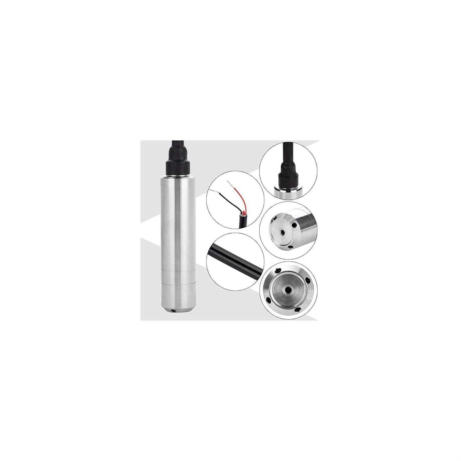 Submersible Level Sensor 4-20mA Throw-in Type Liquid Level Sensor,24V DC Input Liquid Level Transmitter,0-5m Measuring Range - Image 3