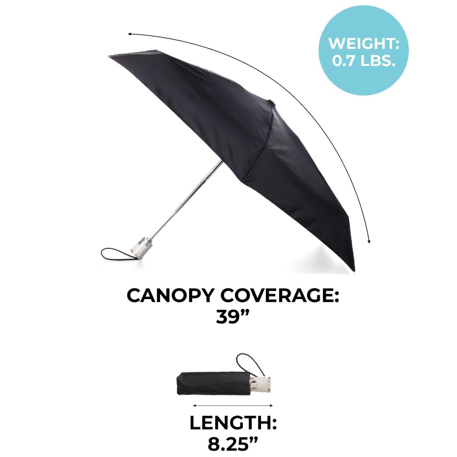 Totes Auto Open Close Umbrella One - Image 4