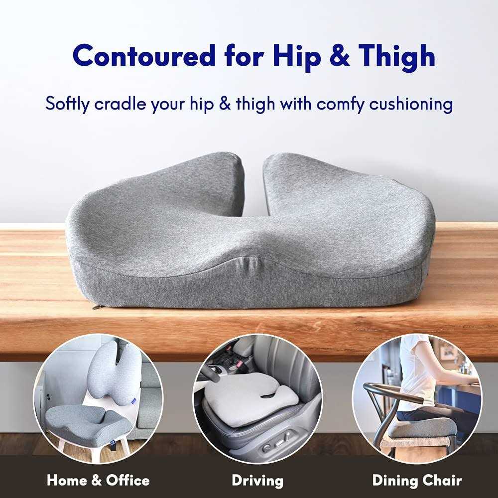 Cushion Lab Patented Pressure Relief Seat Cushion for Long Sitting Hours on Office/Home Chair - Image 5