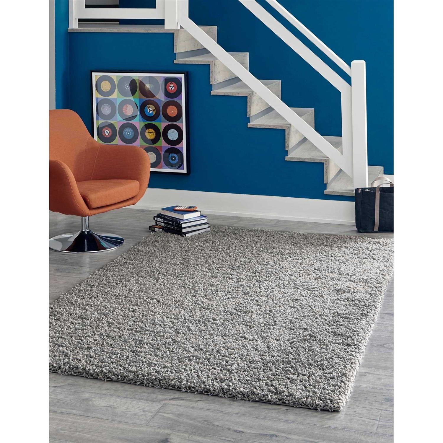 Unique Loom Solid Shag Area Rug - Image 5