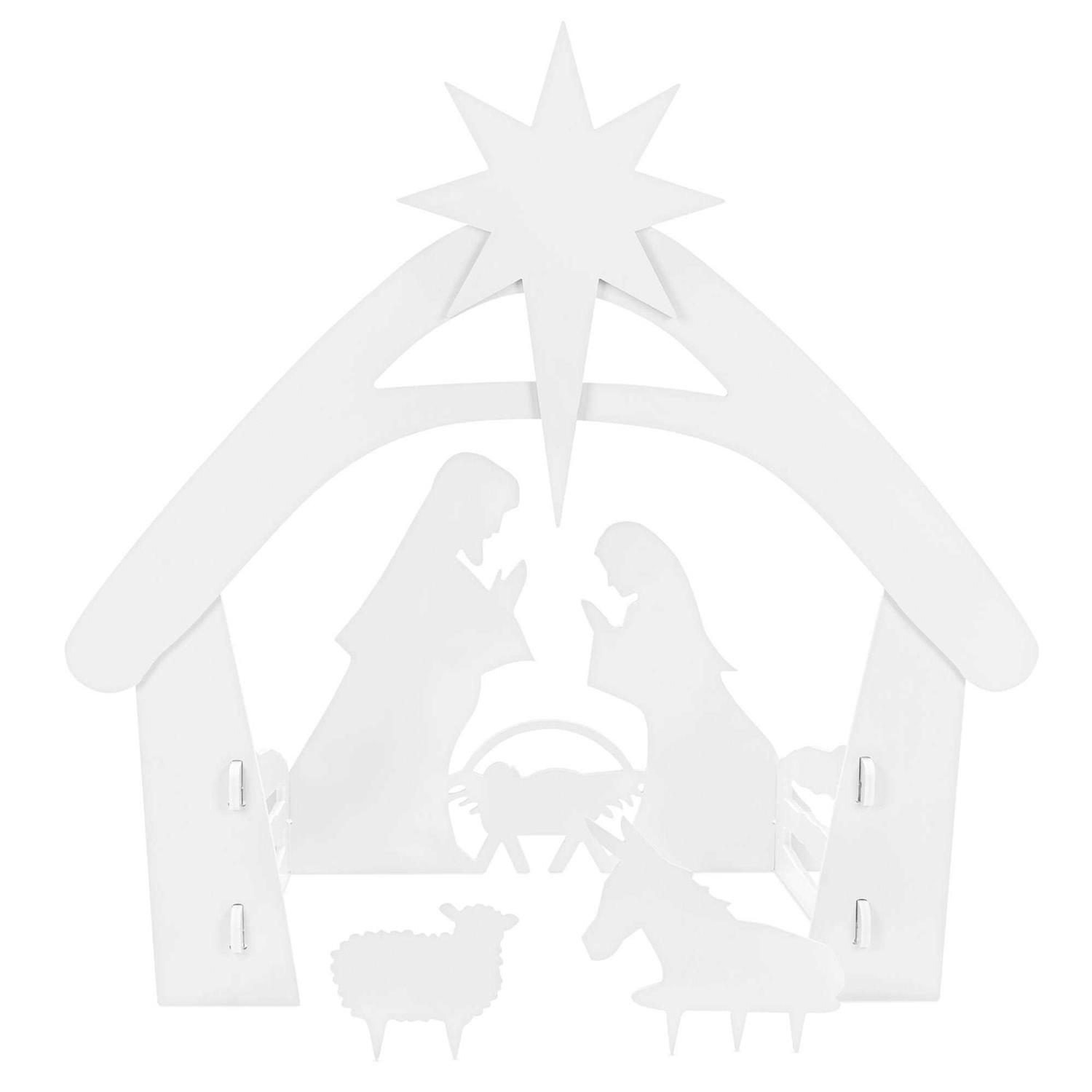 Best Choice Products 4ft Christmas Holy Family Nativity Scene - Image 4