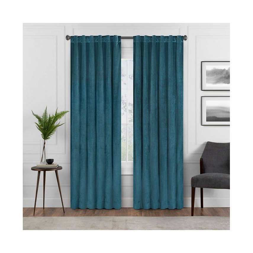 Eclipse Harper Velvet Absolute Zero Blackout Window Panel - Image 5