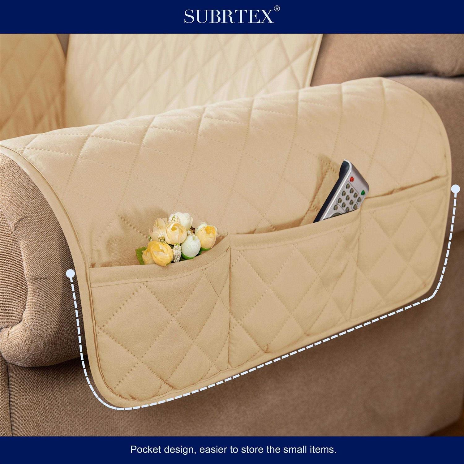 Subrtex Reversible Armchair/Loveseat/Sofa Slipcover - Image 4