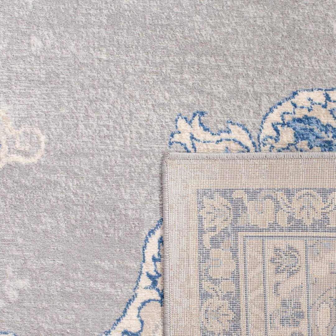 Bungalow Rose Cornett Light Gray/Blue Area Rug - Image 3