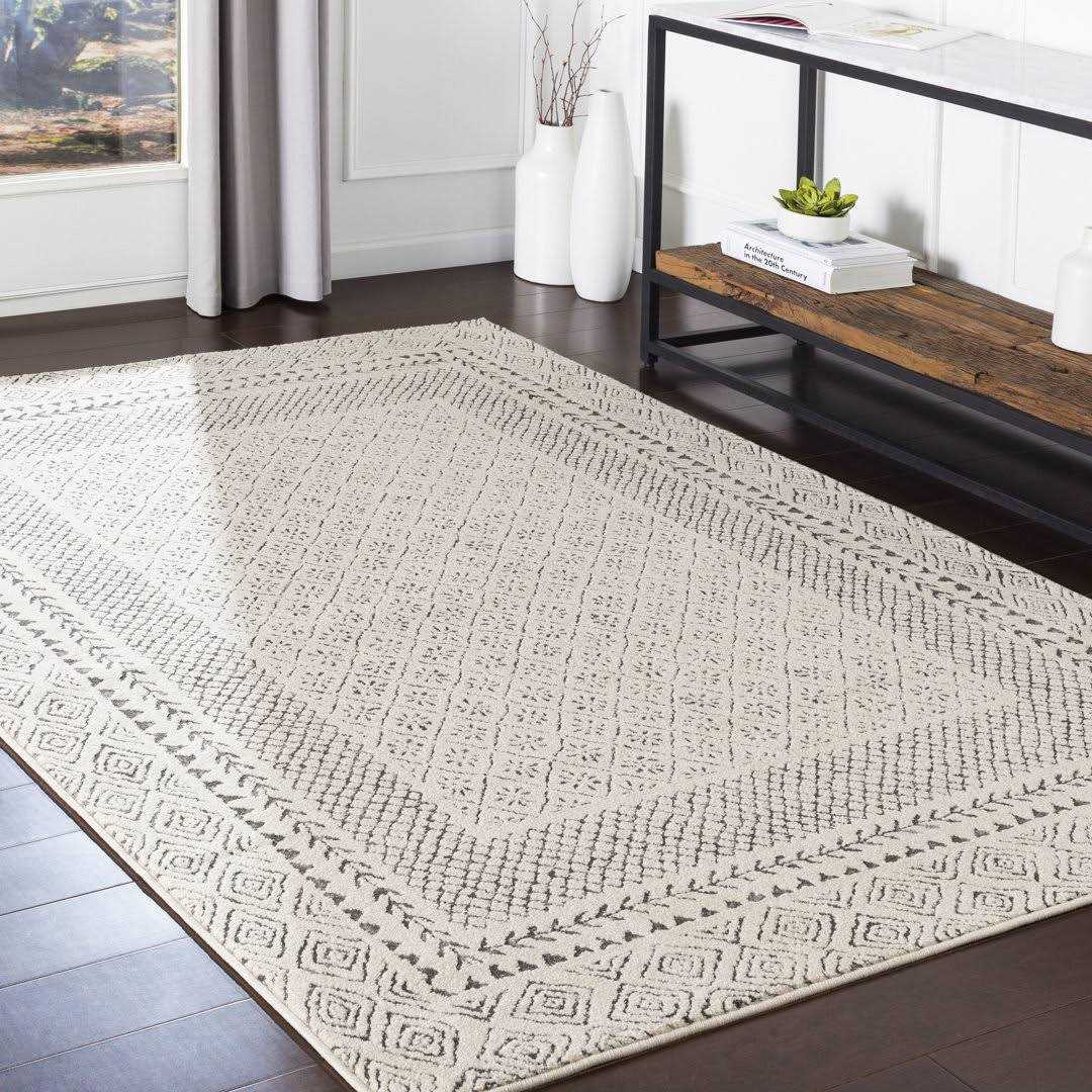 Union Rustic Calvo Gray Area Rug - Image 4