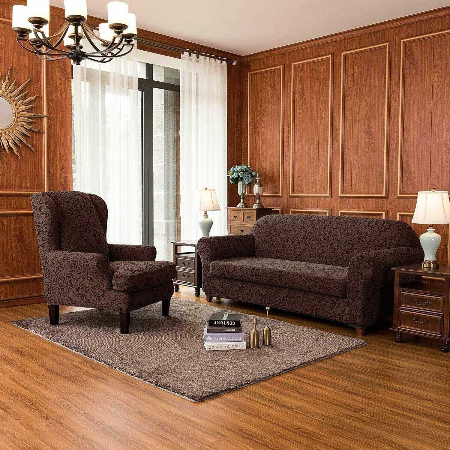 Subrtex 2-Piece Stretch Sofa Slipcover - Image 5