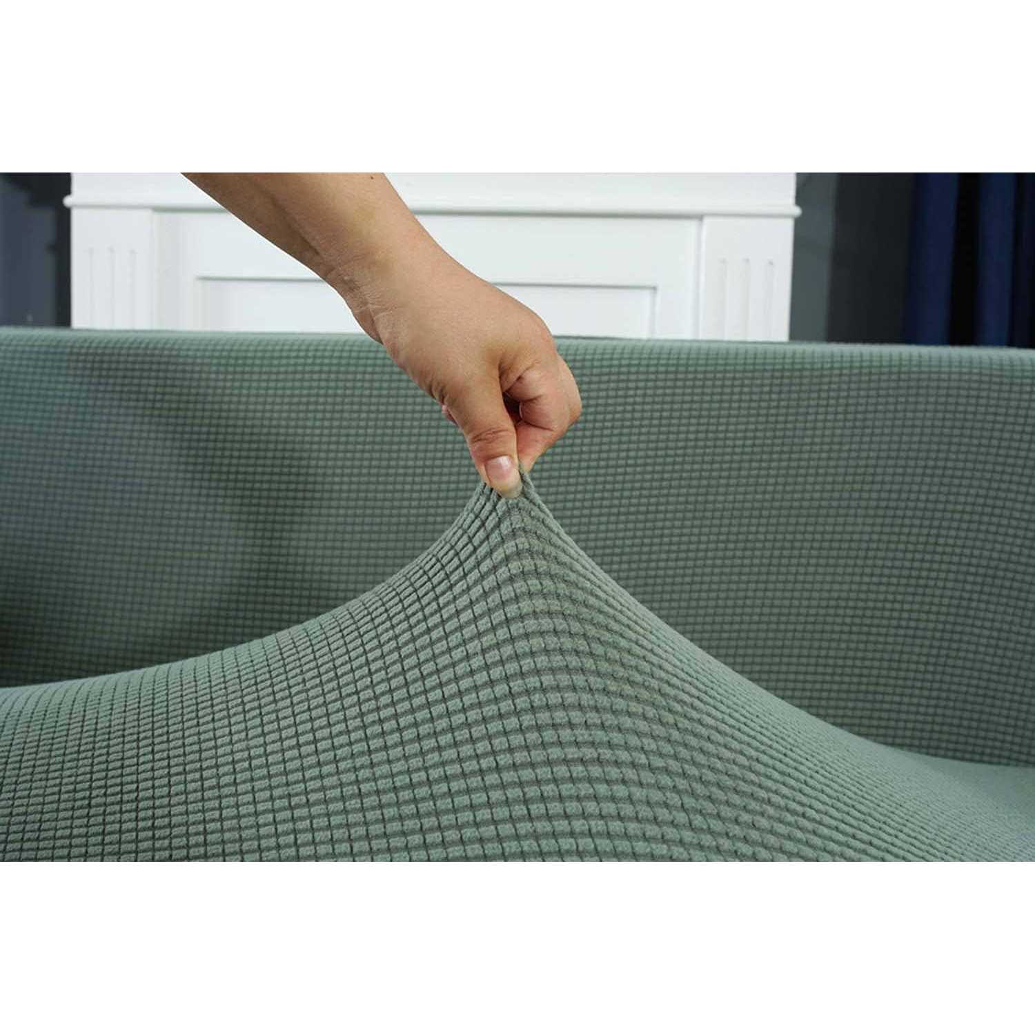 CHUNXINMAKE Thick Couch Covers for 1 2 3 4 Seater Sectional Sofa L Shape Stretch Slipcover Living Room Dogs Pets - Image 3