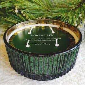 Threshold Ribbed Mercury Glass Footed Jar Candle - Image 5