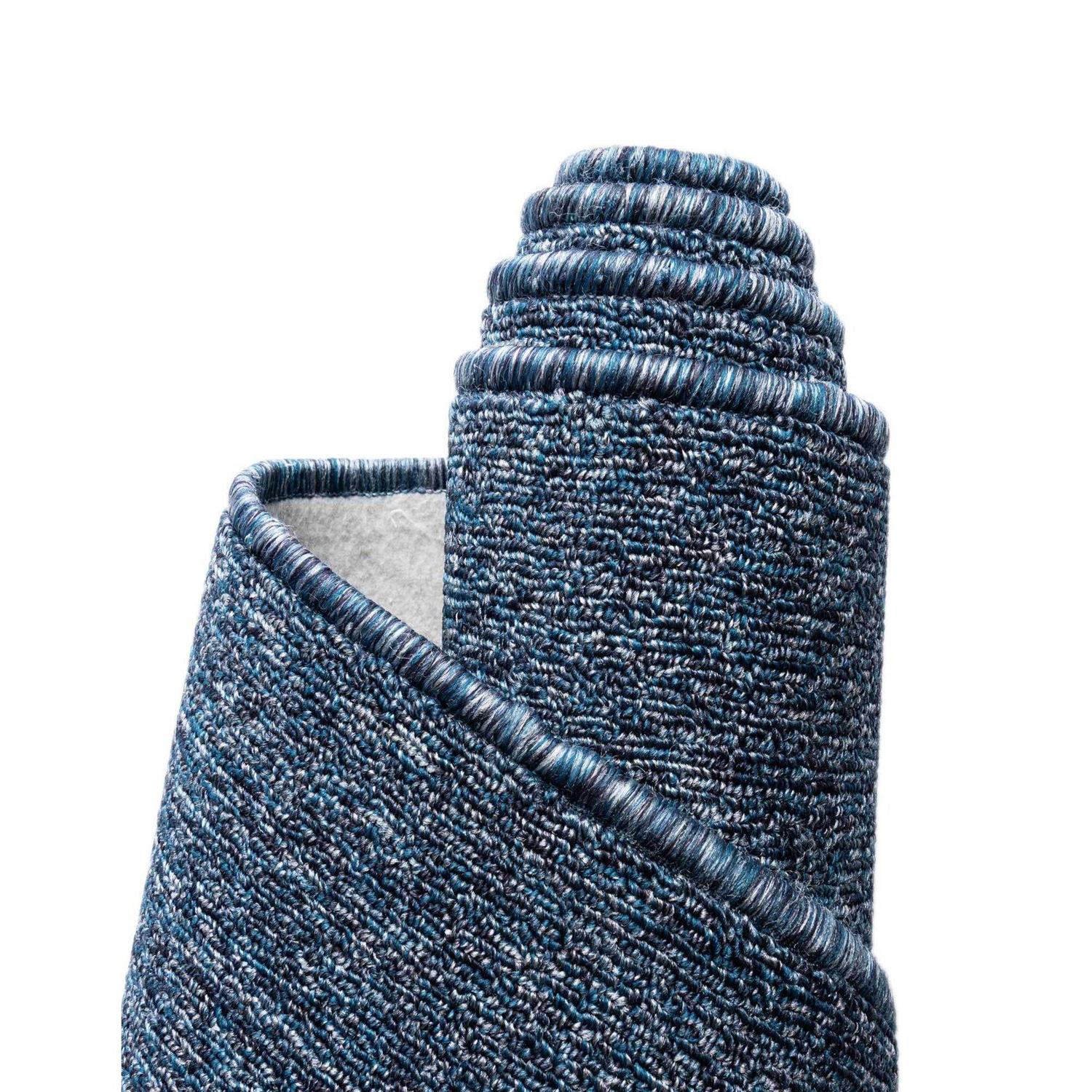 Unique Loom Everyday Shag Plush Area Rug Blue - Image 4