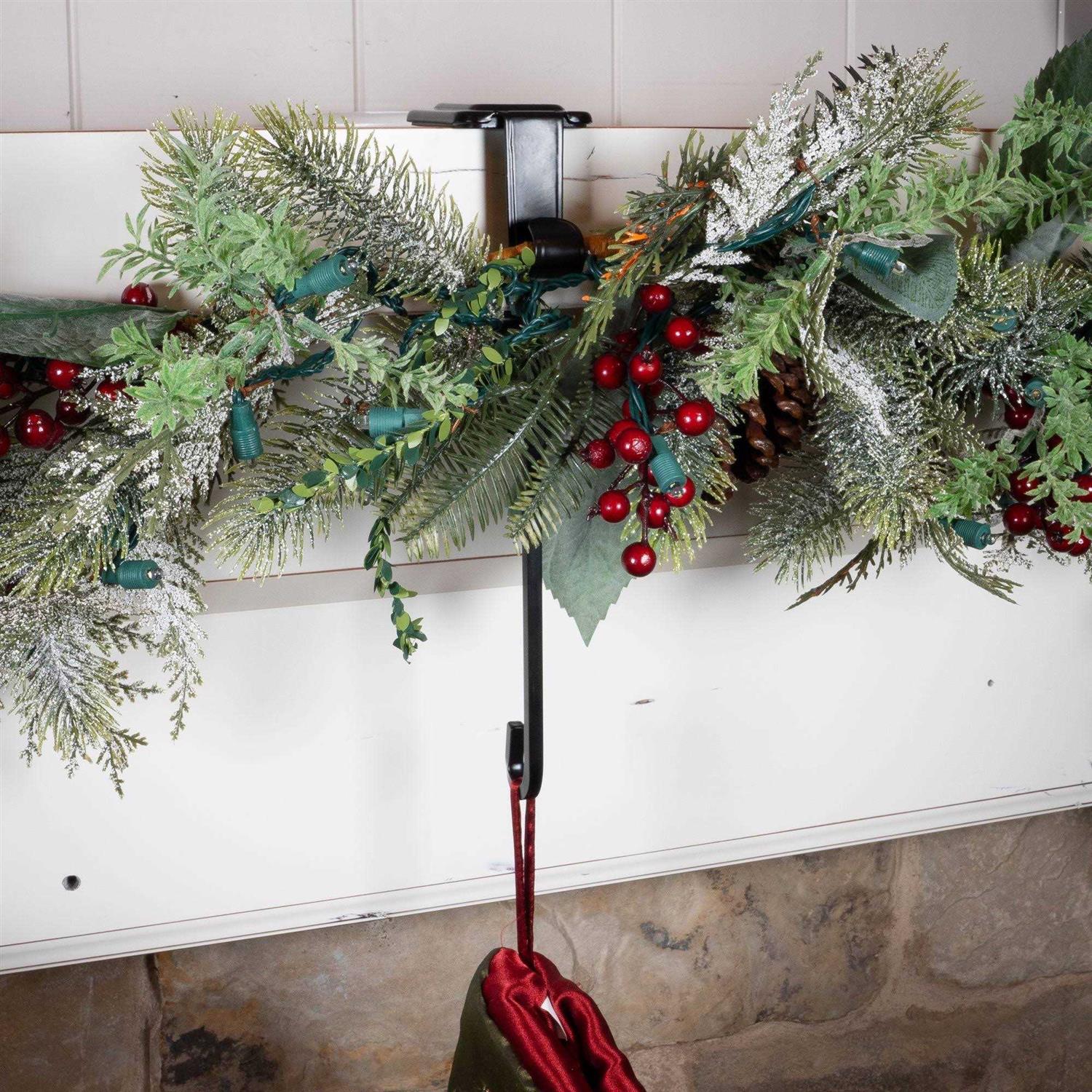 Village Lighting Garland and Stocking Mantle Hanger - Image 3