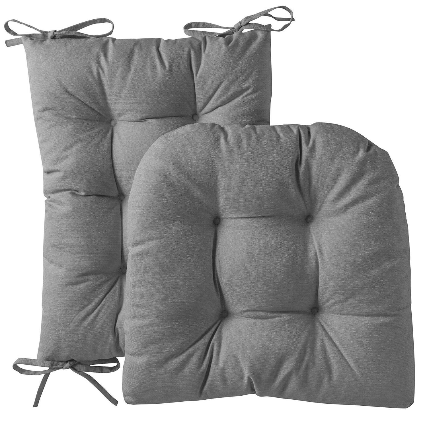 Sweet Home Collection 2 Piece Tufted Non Slip Rocking Chair Cushion Set - Image 4